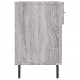 Shoe Bench Grey Sonoma 102x35x55 cm Engineered Wood 829762