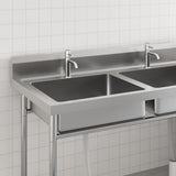 Kitchen Sink Double Basin Stainless Steel 144291