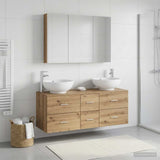 Bathroom Furniture Set 4 pcs Artisan Oak 3406990