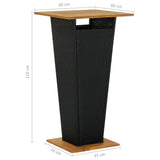 Garden Bar Set Black, Cream white 3095396