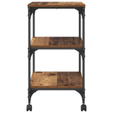 Printer Stand Old Wood 50 x 41 x 75 cm Engineered Wood 882998