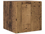 TV Cabinet Set Wall-mounted 4 pcs Old Wood Engineered Wood 3409031