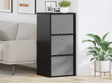 Sideboard with Drawer Black Oak 35 x 32 x 99.5 cm 8000565