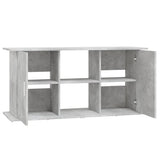 Aquarium Stand Concrete Grey 121x41x58 cm Engineered Wood 833619