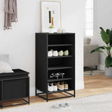 Shoe Rack Black 48x38x97.5 cm Engineered Wood 849204