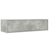 TV Cabinet with LED Lights Concrete Grey 100X35.5x25 cm 860241