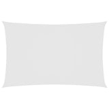 Sunshade Sail Oxford Fabric Rectangular 6x8 m White 135278