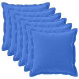 Cushion Cover 6 pcs HOUTEN Royal Blue 80 x 80 cm Polyester 921718