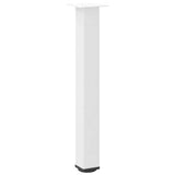 Console Table Legs 4 pcs White 72-74 cm Steel 4012469