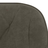 Office Chair Dark Grey 56 x 61.5 x 72 cm Velvet 42025220