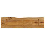 Table Top 180x40x2.5 cm Live Edge Solid Wood Mango 370761