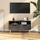 TV Cabinet Grey 90x40x48.5 cm Engineered Wood 326779