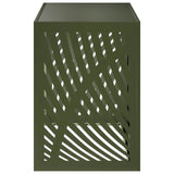 Air Conditioner Cover Olive Green 100 x 50 x 70 cm Steel 8014104