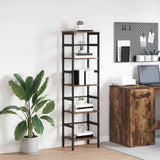 Bookshelf Smoked Oak 40 x 29.5 x 149 cm Engineered Wood 883912
