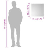 LED Bathroom Mirror 50x50 cm 151739