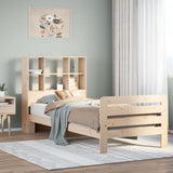 Bed Frame without Mattress 90x190 cm Single Solid Wood Pine 3309941