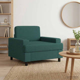 Armchair Dark Green Fabric 42043459