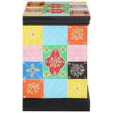 TV Cabinet Multicolour 80 x 35 x 50 cm Solid Mango Wood 4017570