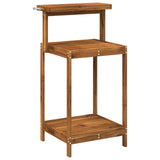 Outdoor Potting Bench 56.5 x 48.5 x 107 cm Solid Acacia Wood 903082