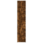 Slim Storage Cabinet Smoked Oak 45x42.5x225 cm Engineered Wood 3281291