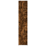 Slim Storage Cabinet Smoked Oak 45x42.5x225 cm Engineered Wood 3281291
