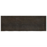 Wall Shelf Dark Brown 180x60x cm Treated Solid Wood Oak 363842