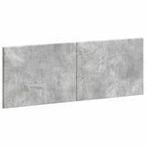 Wall-Mounted Headboard BREDA Concrete Grey Engineered Wood 897618