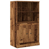 Highboard Old Wood 60x35.5x103.5 cm Engineered Wood 857147