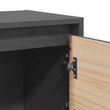 Bedside Cabinets 2 pcs Grey 40x30.5x40 cm Solid Pinewood 808118
