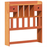 Bed Frame without Mattress Wax Brown 75x190 cm Small Single Solid Wood Pine 3308869
