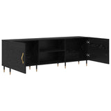 TV Cabinet Black oak 150 x 30 x 50 cm Engineered wood 879594