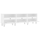 TV Cabinet White 150x30x44.5 cm Engineered Wood 831276
