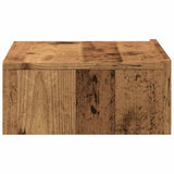 TV Cabinets with LED Lights 2 pcs Old Wood 60x35x15.5 cm 856344