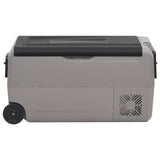 Cool Box with Wheel and Adapter Black & Grey 50 L PP & PE 3154657