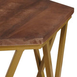 Coffee Tables Brown 55 x 55 x 50 cm Solid Mango Wood 4104646