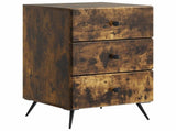 Bedside Cabinet Smoked Oak 43 x 41 x 66.5 cm Engineered Wood 895480
