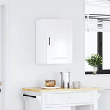 Kitchen Wall Cabinet Porto High Gloss White Engineered Wood 854029