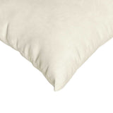 Sofa Pillows 2 pcs Cream 80 x 80 cm Corduroy Fabric 42014066