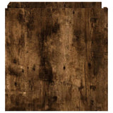 Bedside Cabinet Smoked Oak 45x50x50 cm Engineered Wood 848280