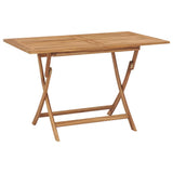 Garden Dining Set Warm Teak Solid Teak Wood Medium Foldable 3059604
