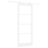 Sliding Door Manual ORKDAL White 86 x 211 cm Wood and metal 3332062