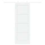Sliding Door 73.5 x 198.5 cm Engineered Wood White 3450146