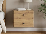 Wall-Mounted Bedside Cabinet Artisan Oak 34.5 x 33 x 40 cm 899163