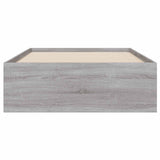 Bed Frame with Storage with Drawer Concrete Grey 80 x 200 cm 3429610