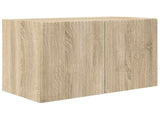TV Wall Cabinet Set 4 pcs Sonoma Oak Engineered Wood 3408936