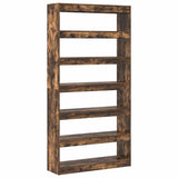Book Cabinet Smoked Oak 100 x 30 x 198 cm Engineered Wood 3333928