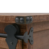 Storage Cabinet Solid Fir Wood 64x33.5x75 cm Brown 246120