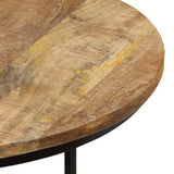 Nesting Tables 2 pcs Rough Mango Wood 337999