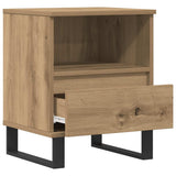 Bedside Cabinet Artisan Oak 40x35x50 cm Engineered Wood 857378