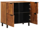 Sideboard Acacia Brown Finish 60 x 33 x 75 cm Solid Mango Wood 4017926